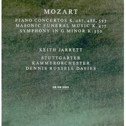 Mozart - Piano Concertos 467/488/595 Masonic Funeral Music K. 477 Symphony In G Minor K. 550 - Keith Jarrett piano